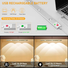 Under Cabinet Lights | USB Rechargeable Motion Sensor Light | Magnetic Dimmable Lamp