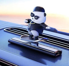 Car Slidder Panda | Sliding Bear Car Decoration | Car Sliding Panda | Skateboarding Panda | Skateboarding Bear | Car Emporium Car Skateboard Sliding Panda | Car Dashboard Decorations