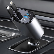 Retractable 4 in 1 Fast Car Phone Charger : Exclusive Collection
