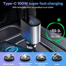 Retractable 4 in 1 Fast Car Phone Charger : Exclusive Collection
