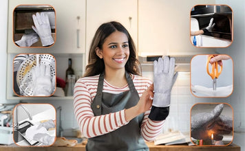 Dishwashing Hand Gloves Non Scratch Wire, Waterproof Home Kitchen Utensils Cleaning Gloves for Washing Dish Easy Rinsing, Reusable Cleans Dishes Pots, Pans, Sinks